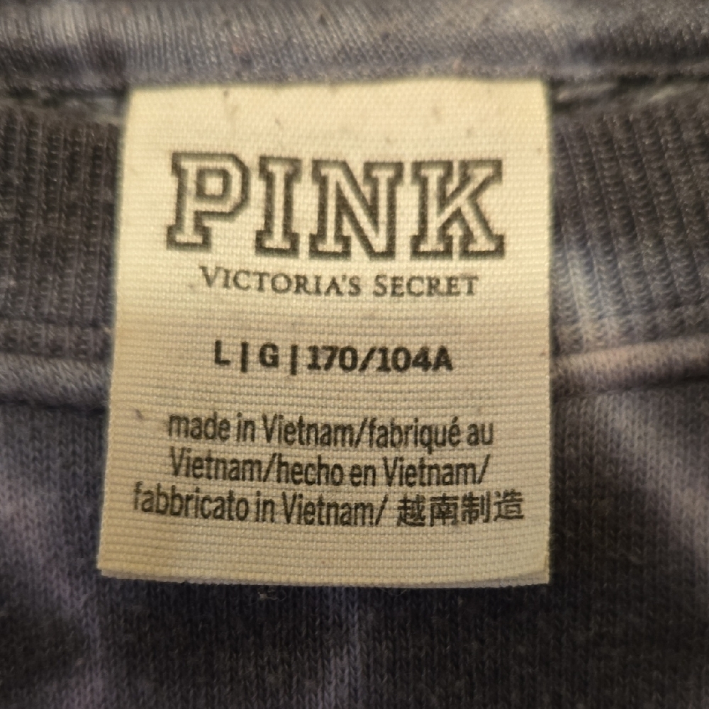 PINK Victoria's Secret Bamboo Multi Color Crew Sweatshirt - Picture 5 of 5